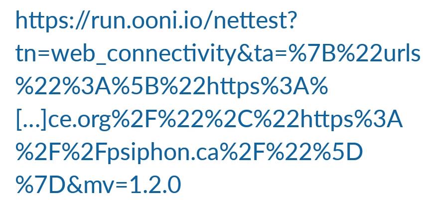 OONI Run link OONI Run link