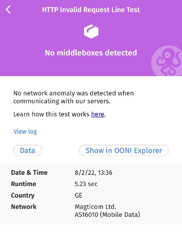 HIRL no middlebox detected HIRL no middlebox detected